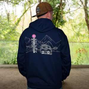 MarkBenIk Hoodie Navy Blauw