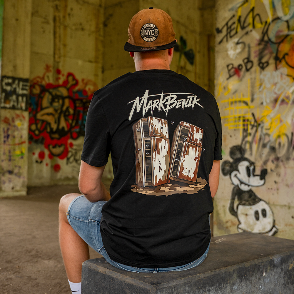 Koelkast Tshirt Zwart | MarkBenIk