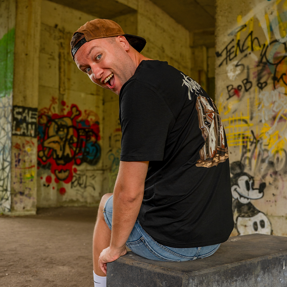 Koelkast Tshirt Zwart | MarkBenIk - Afbeelding 3