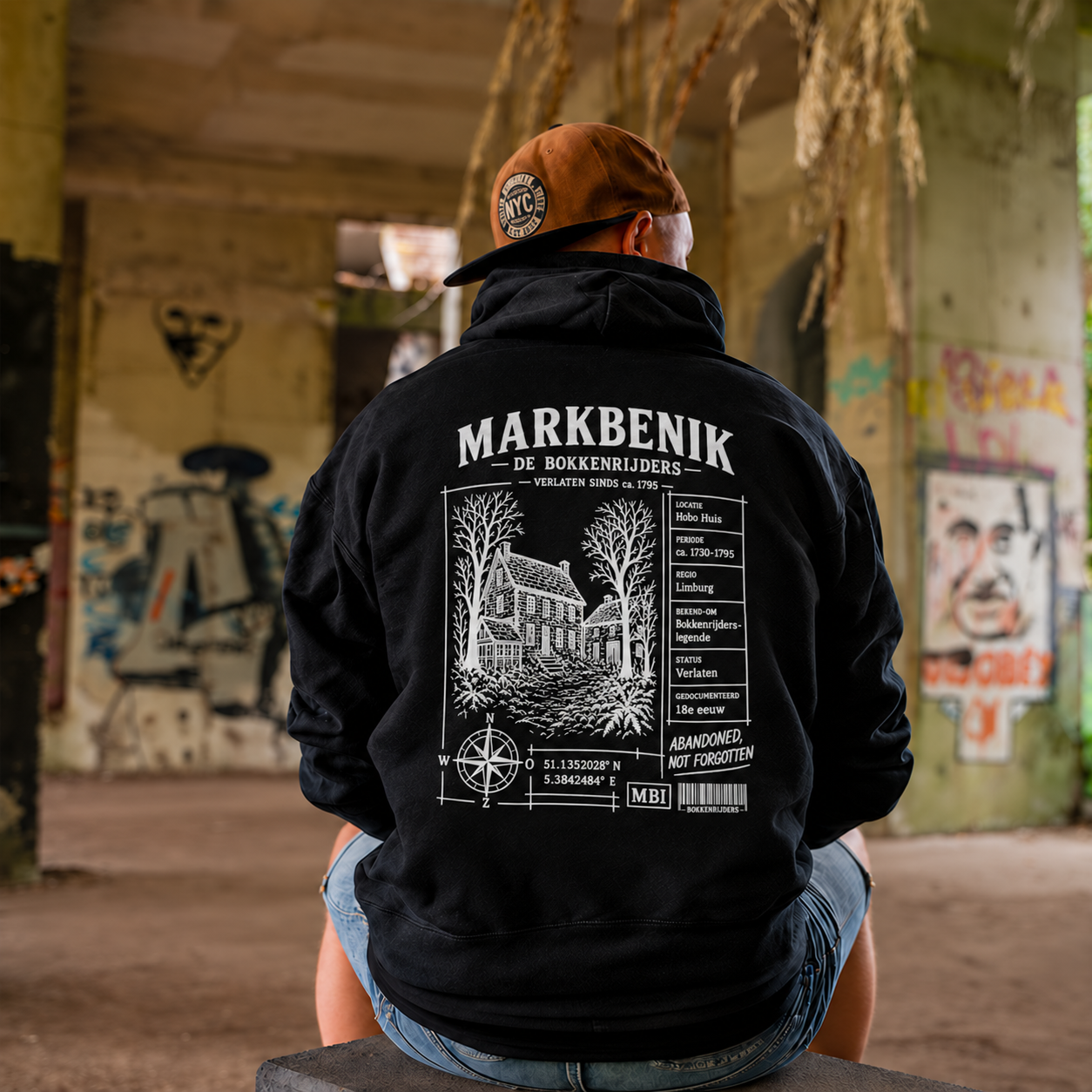 Bokkenrijders Hoodie Zwart | MarkBenIk